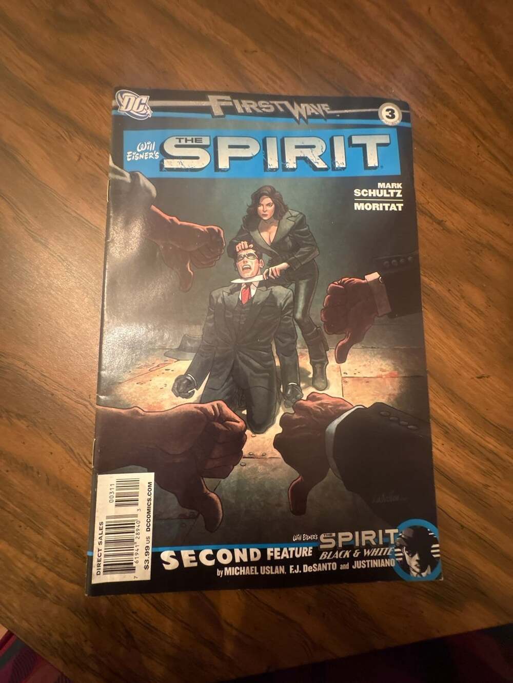 DC Comics The Spirit First Wave #3 Comic Book Used Good